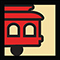 Separator Graphic - Red trolley in a box